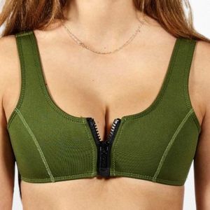 Hoaka Swimwear Chloe Khaki Green Bikini Top